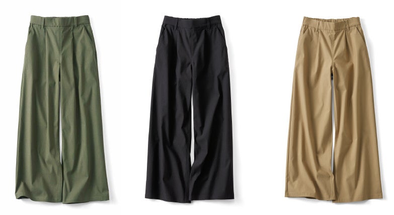 〈カーキ〉〈ブラック〉〈ベージュ〉の3色展開