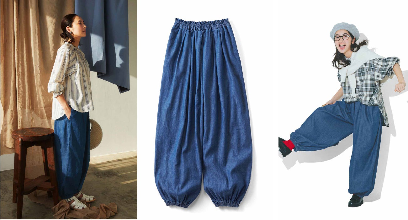 総ゴム＋内ひもで、好みのフィット感に調整できます。