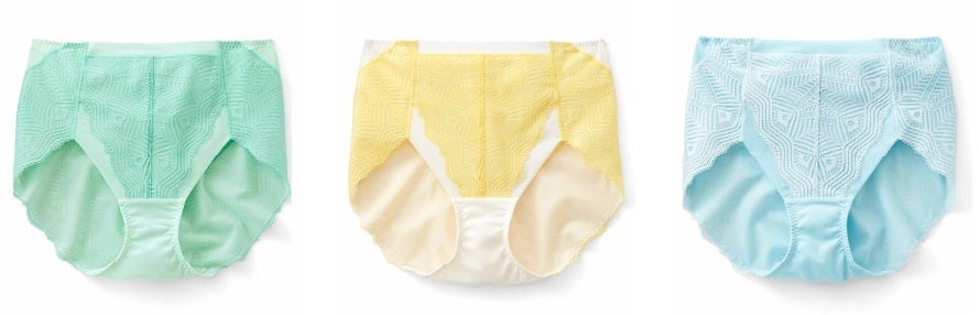 〈グリーン〉〈イエロー〉〈ブルー〉の3色展開