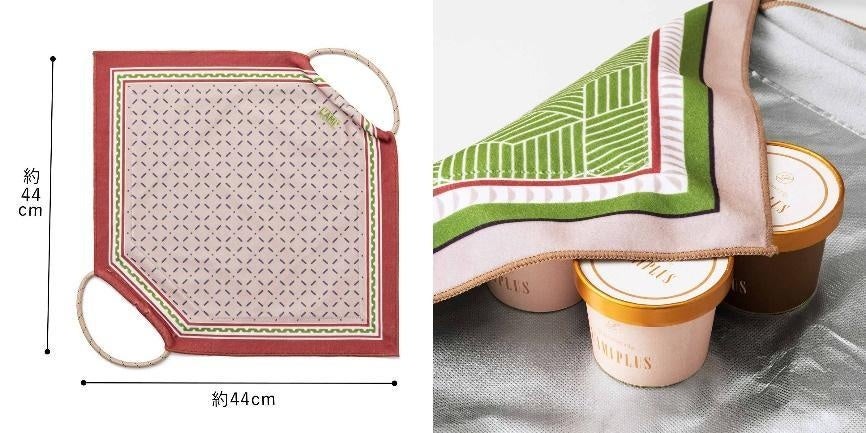 保冷もおまかせ。コンパクトにたためるから、エコバッグとセットで携帯するのもよいです