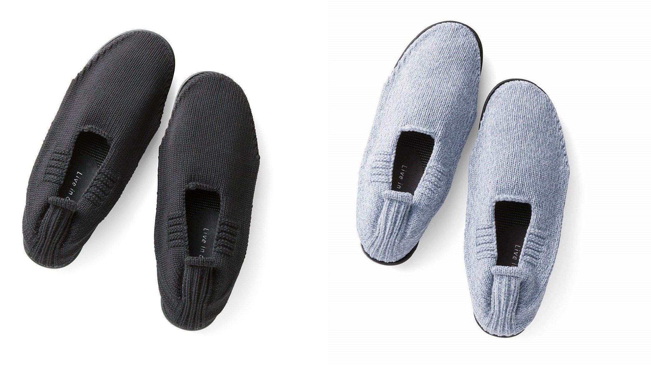 〈ブラック〉〈杢（もく）グレー〉の2色展開です