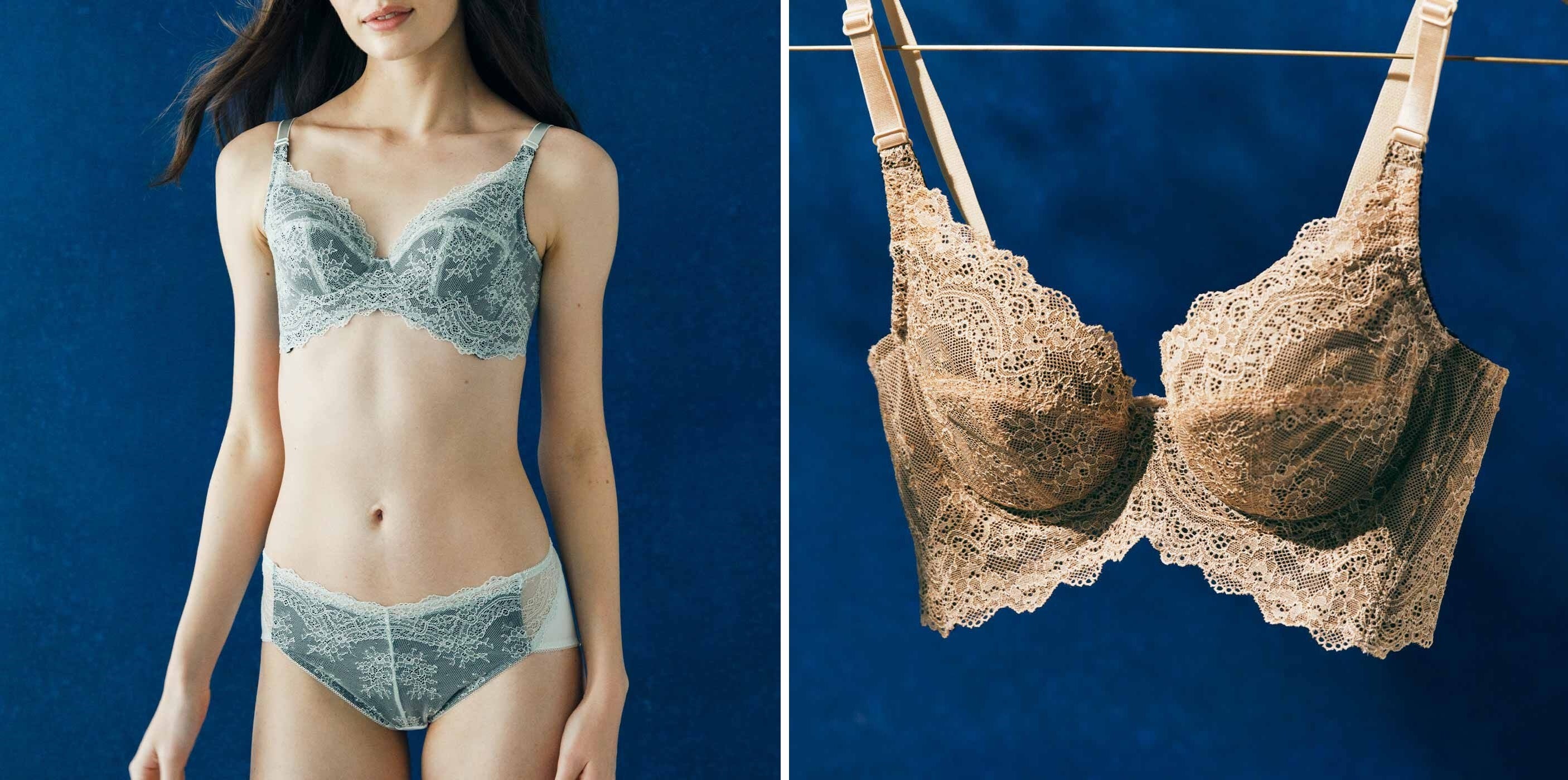 繊細な国産レースを採用