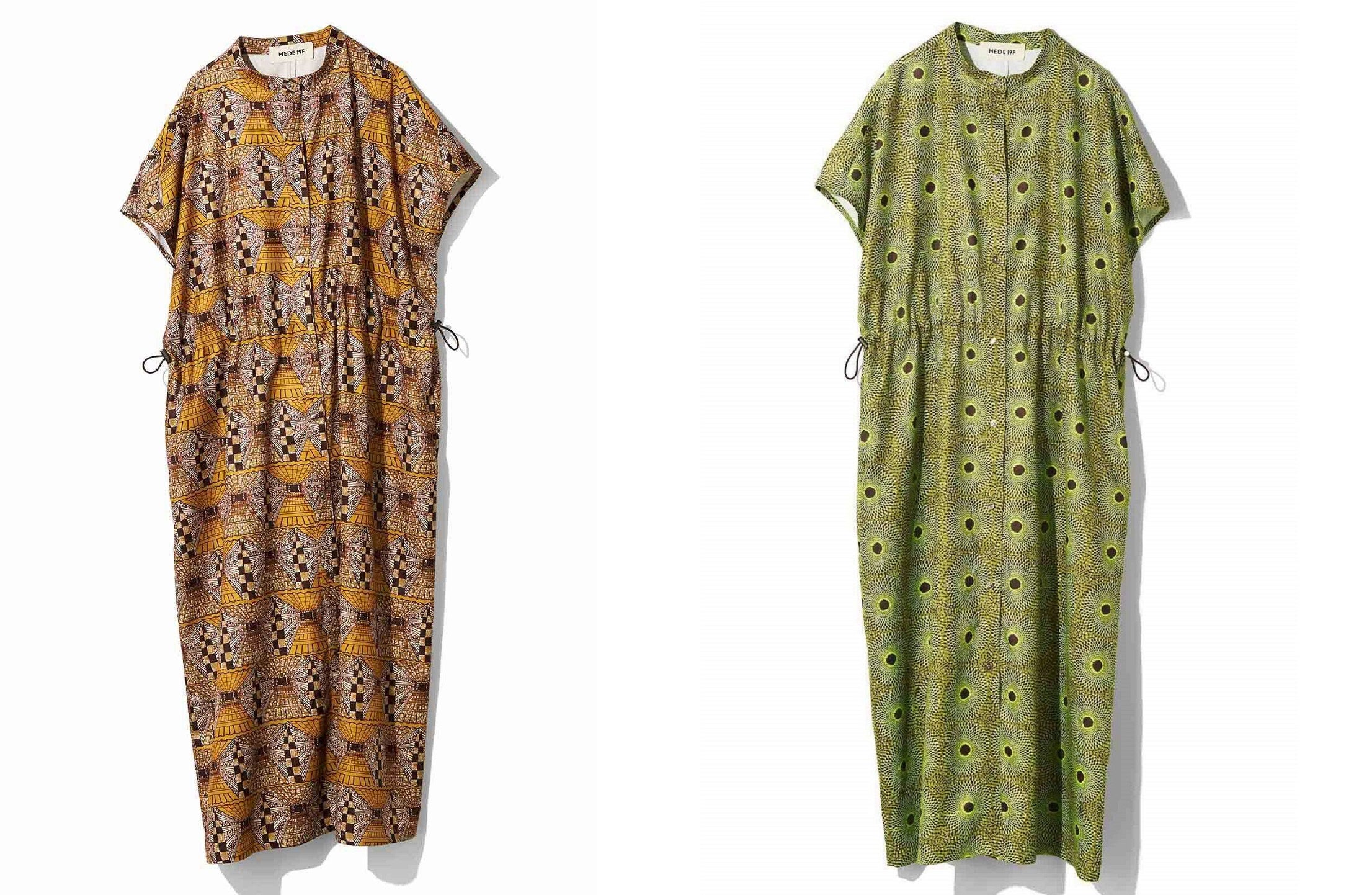 〈マスタード〉と〈グリーン〉の2カラー展開