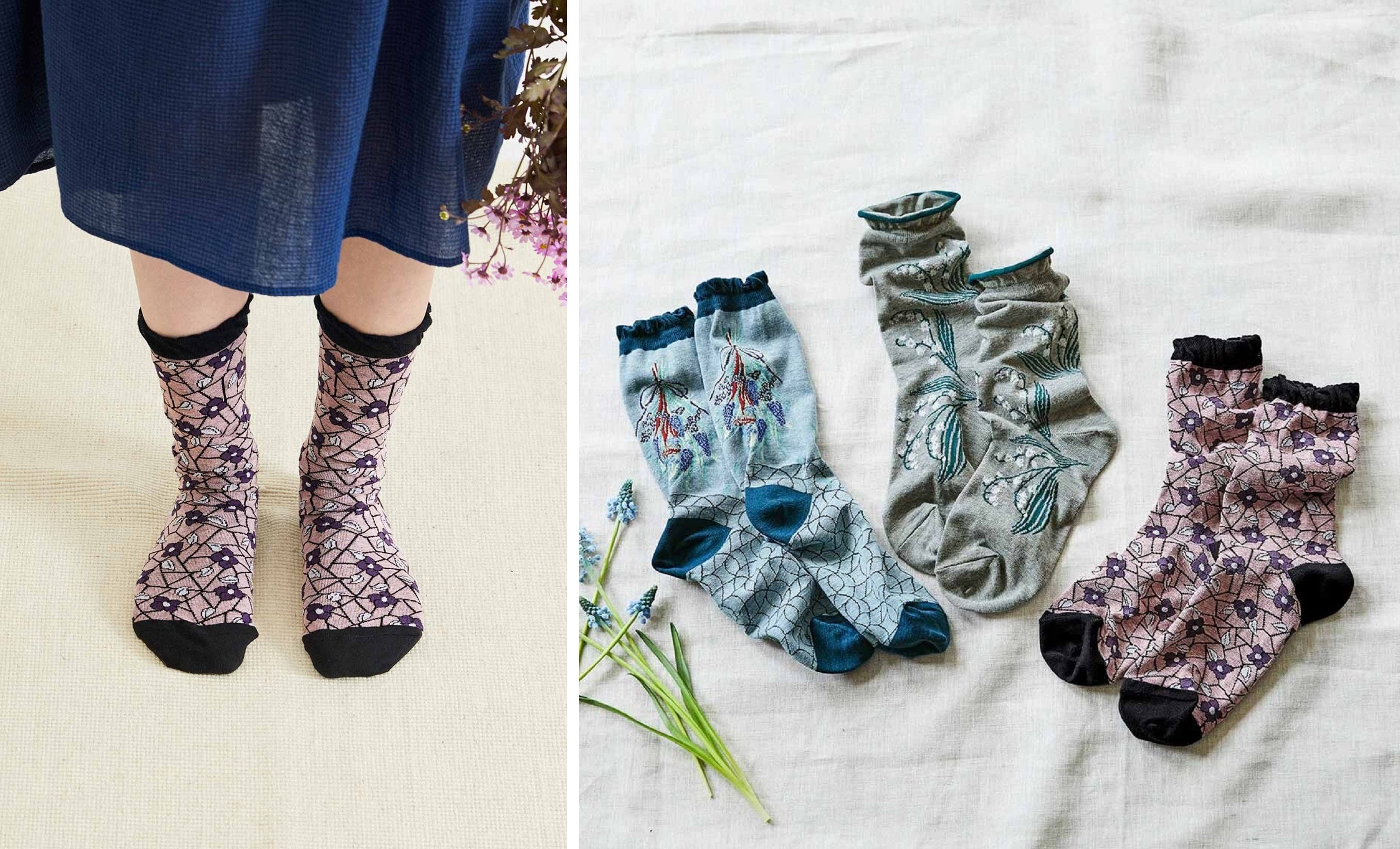 〈ムスカリ〉〈すずらん〉〈カランコエ〉の3色展開です