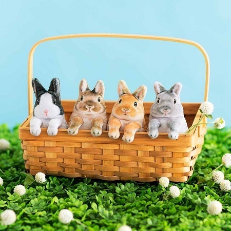 使うたびにキュートな視線に癒やされる「草むらからぴょこんと顔を出す