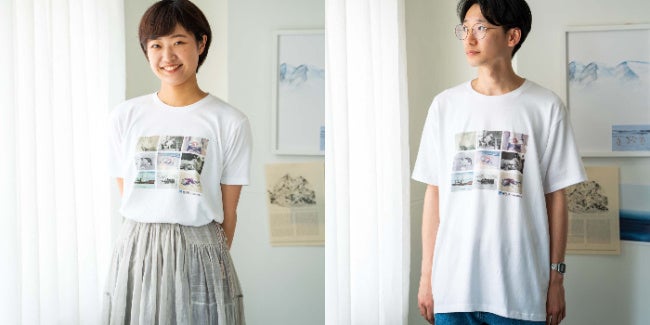 （左）モデル身長165cm：サイズ1（レディースM）着用​　（右）モデル身長168cm：サイズ3（メンズLL）着用