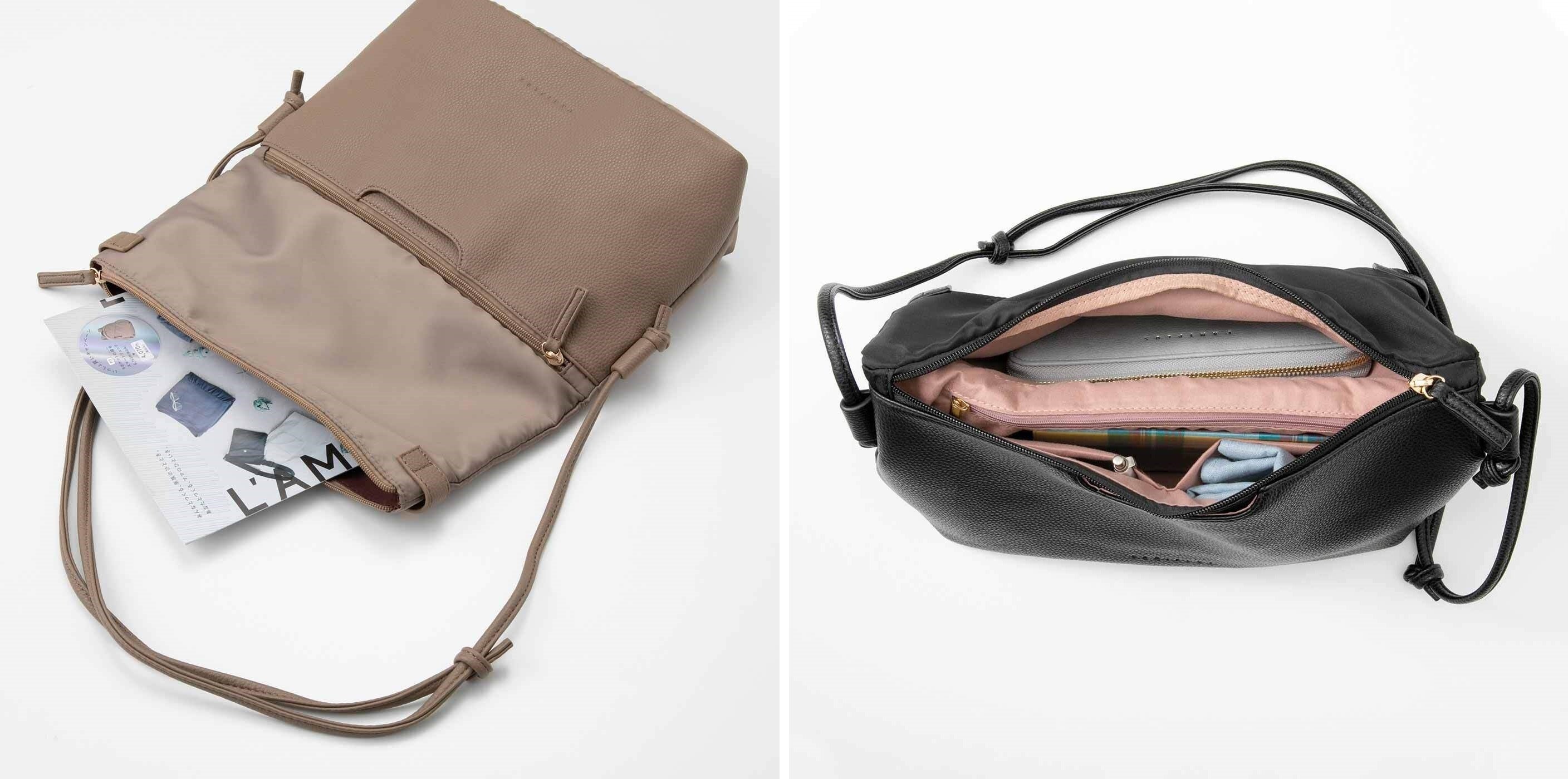 A4使いのときは奥まですっぽり、ハーフ使いのときは真ん中で分けられるので整理整とんしやすいです