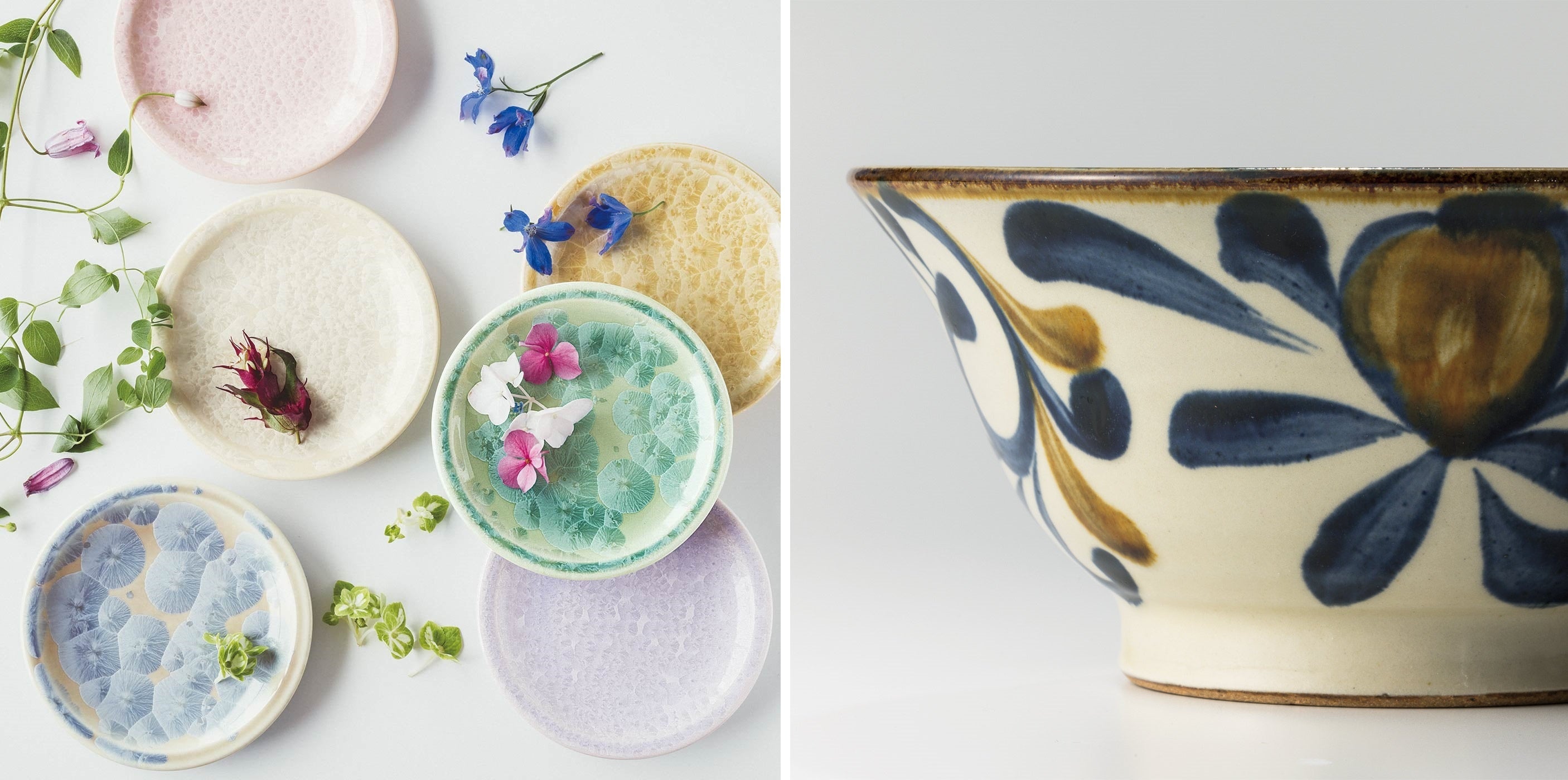 （「京都の伝統技術を未来へ」「沖縄の伝統技術を未来へ」）