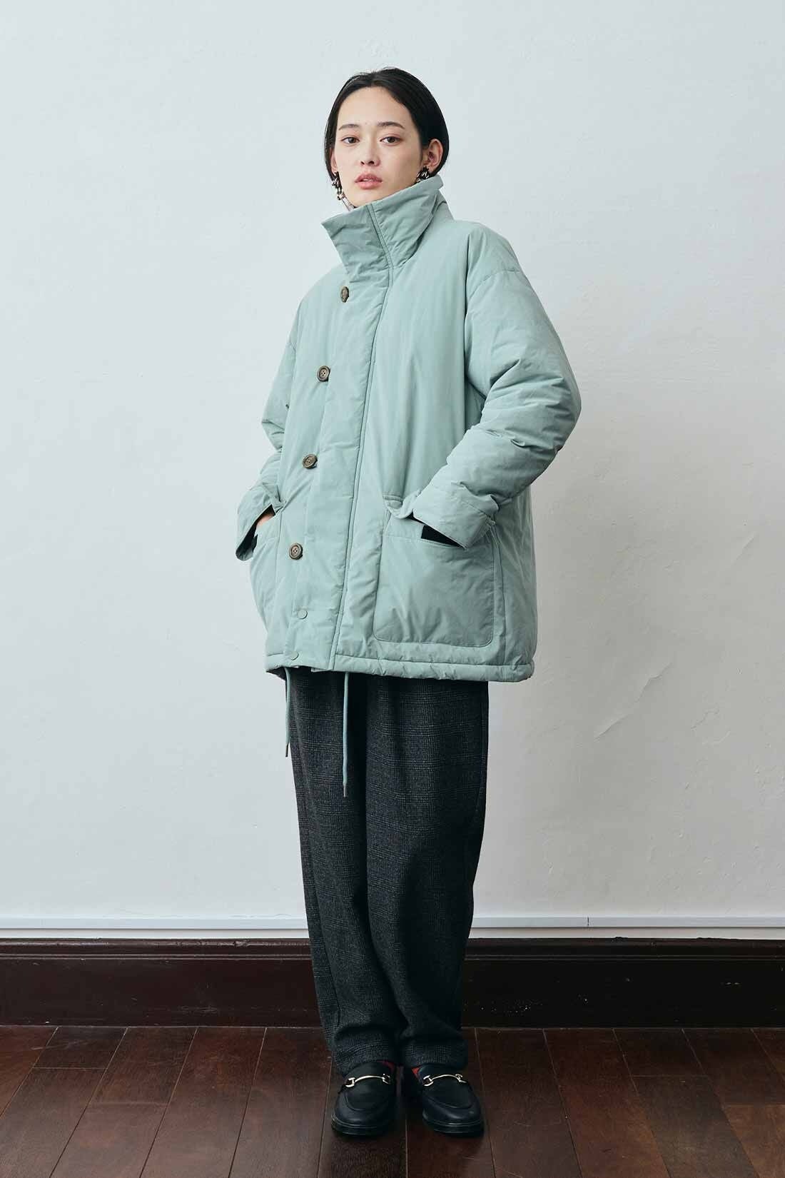 試着品♡【フェリシモ♡MEDE19F】ふわふわ♡チェック柄♡コート♡ 12759-3277-
