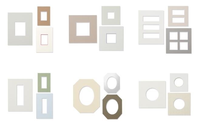 ペーパーフレーム毎月1回、6種類の中から、1種類ずつ届けます。