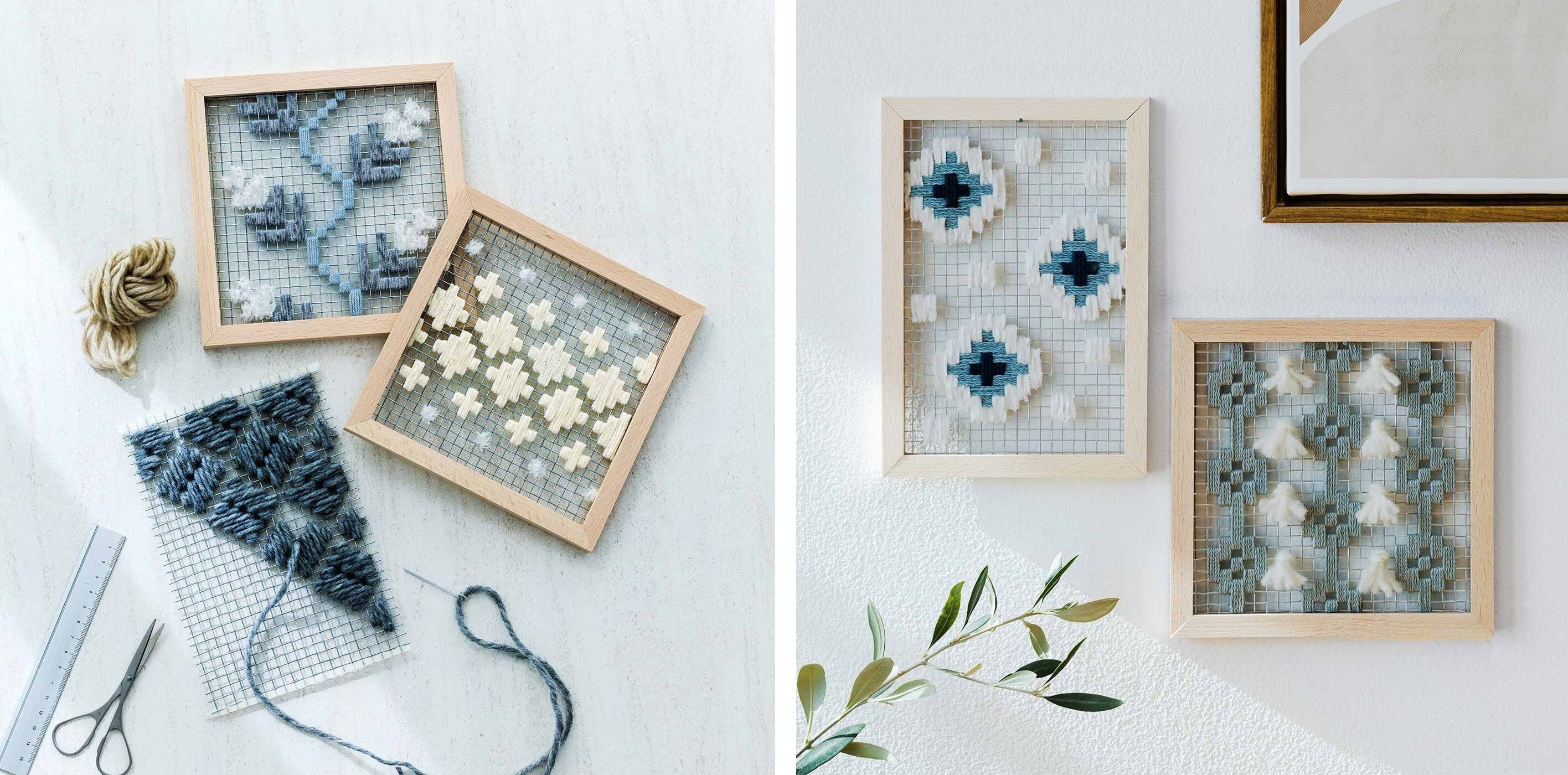 シンプルな壁面に、立体感のある表情を添えてくれる。