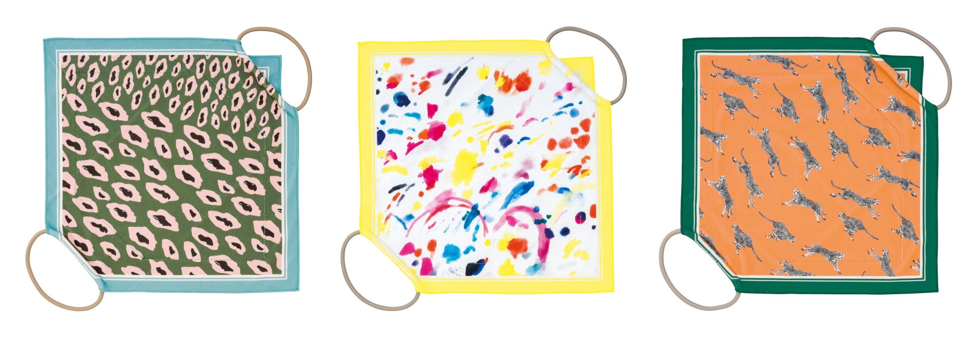 左:〈豹〉                 中〈DANCE〉            右:〈チーター〉