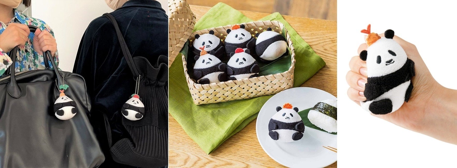 パンダ好きな人とおそろいで持ち歩いて