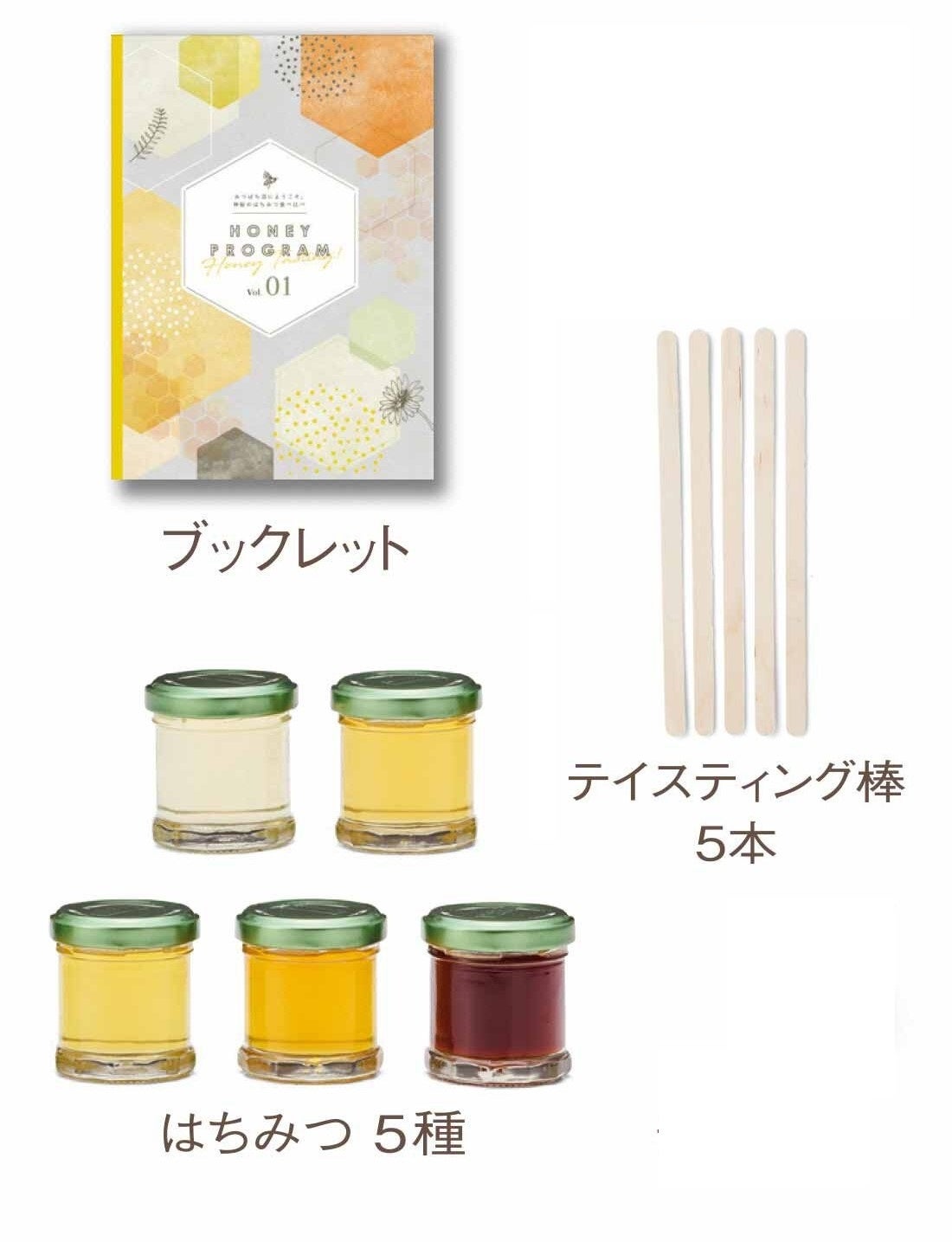 おいしく味わいながら本当のはちみつの価値がわかり、まるで地球を旅するような壮大なドラマを感じる体験。ふつうの食べ比べでは味わえない感動を味わえます。