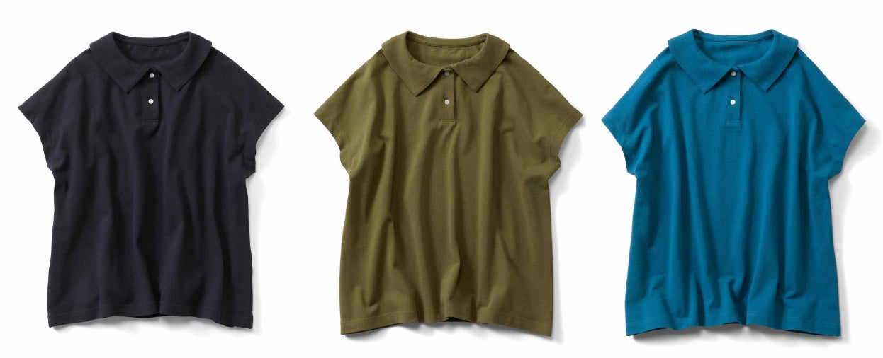 〈ブラック〉、〈カーキ―〉、〈ブルー〉