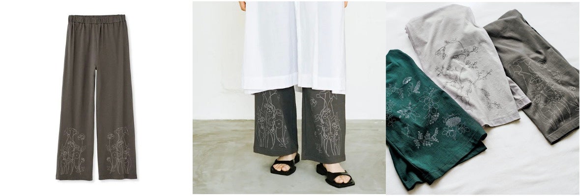 カラーは左から〈ディープグリーン〉〈ミストグレー〉〈チャコールグレー〉、毎月1本いずれかの色が届きます