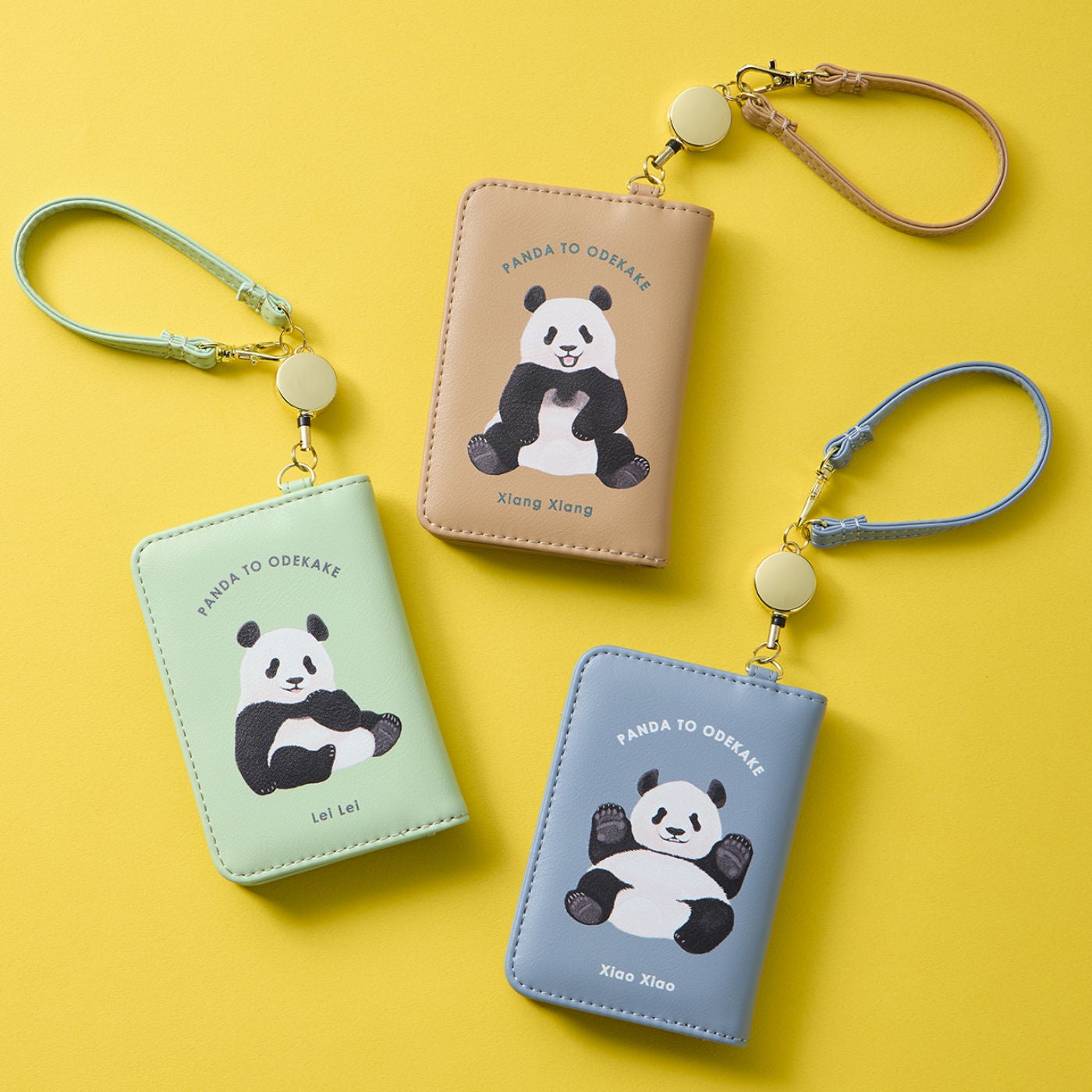 上野動物園の“シャンシャン・シャオシャオ・レイレイ”をモチーフにした