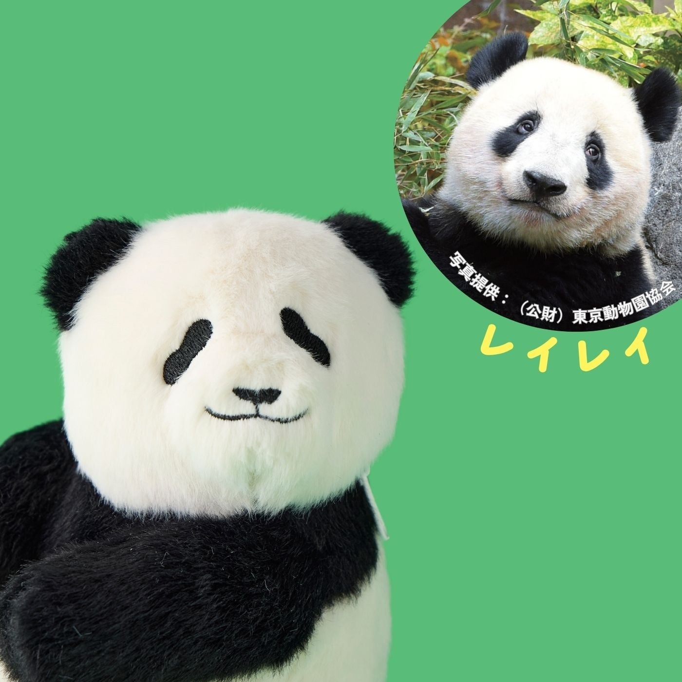 上野動物園の“シャンシャン・シャオシャオ・レイレイ”をモチーフにした