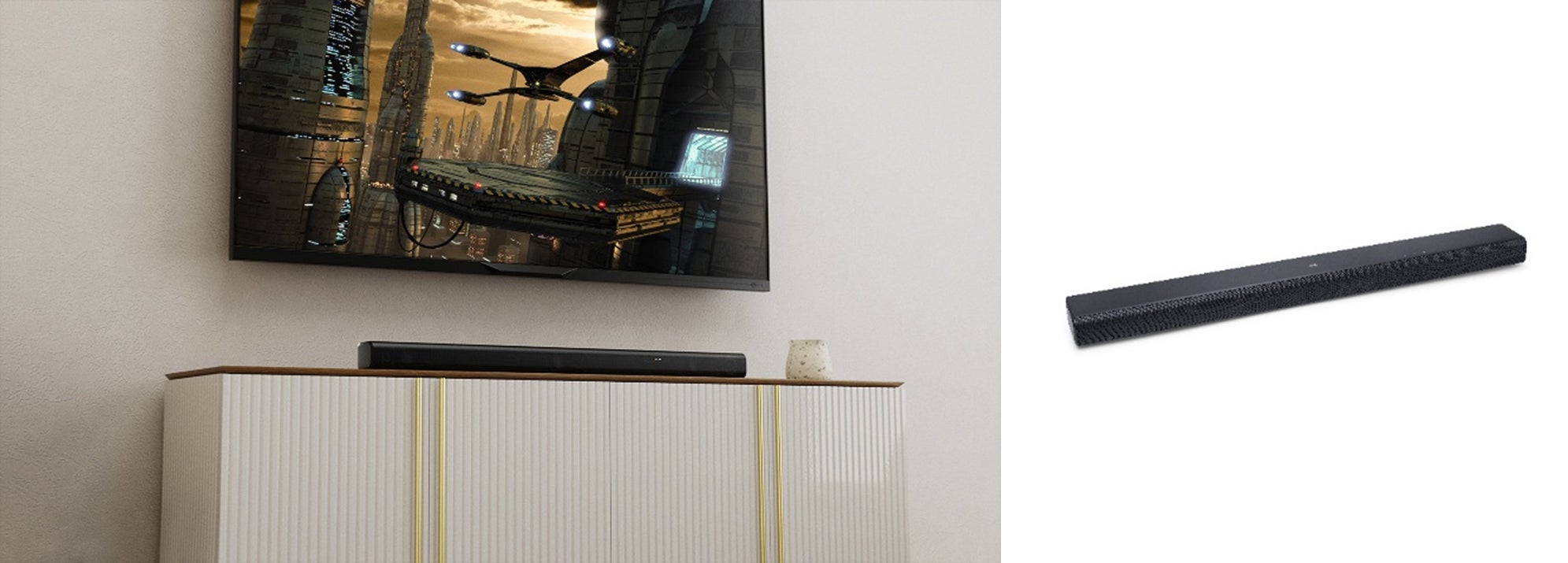 ドルビーアトモス×内蔵サブウーファー リビングで手軽に、本格JBL ドルビーアトモス×内蔵サブウーファー リビングで手軽に、本格JBL