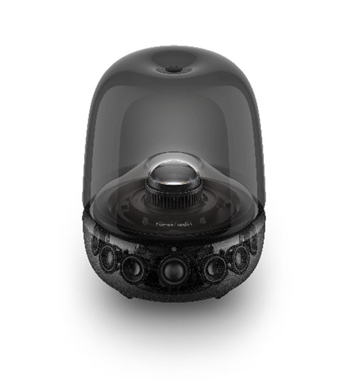 harman/kardon AURA STUDIO ワイヤレススピーカー プロジェクションライトを新搭載し部屋全体に光の世界が拡散する 音と