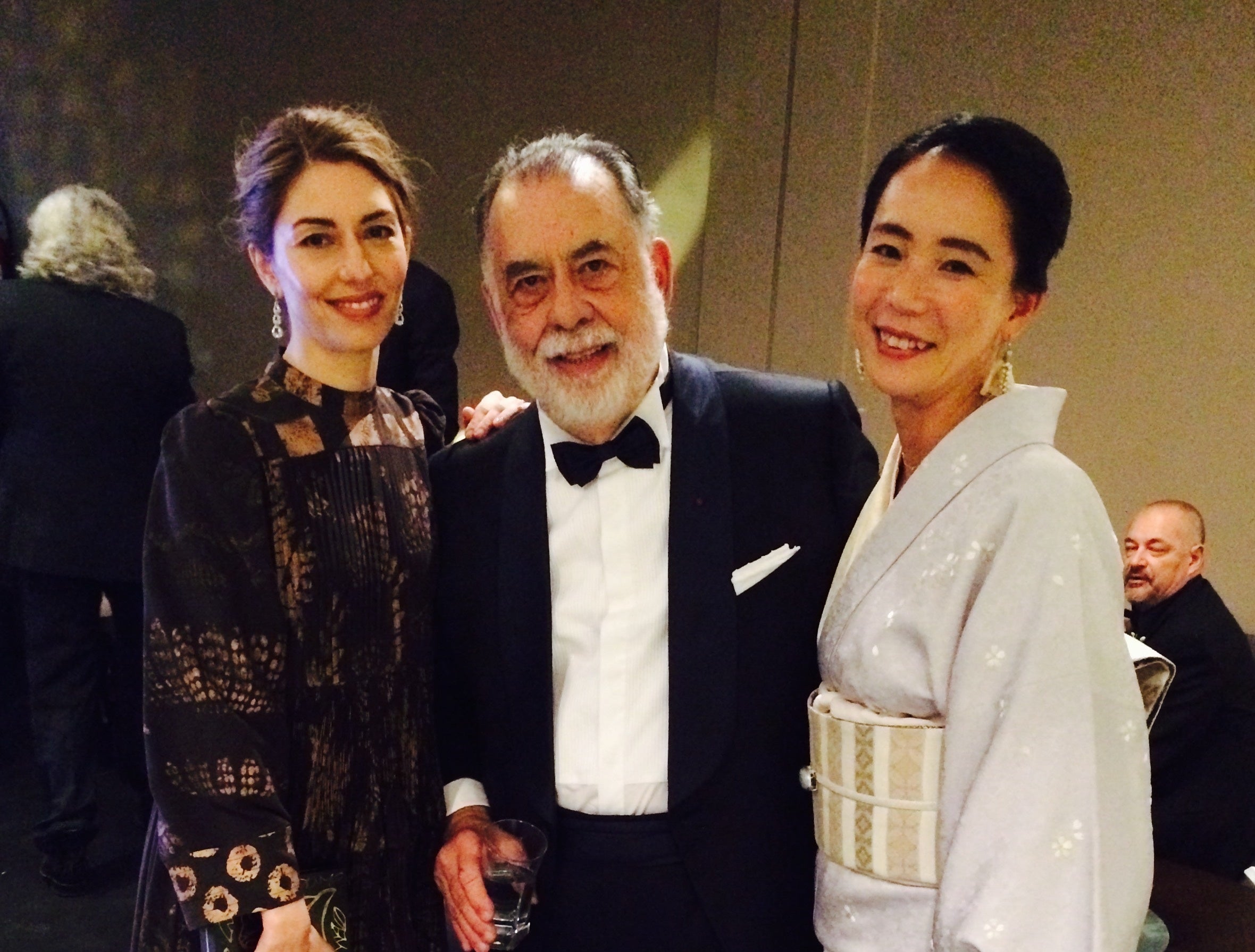 2015年　フランシス・フォード・コッポラ監督、ソフィア・コッポラ監督と河瀨