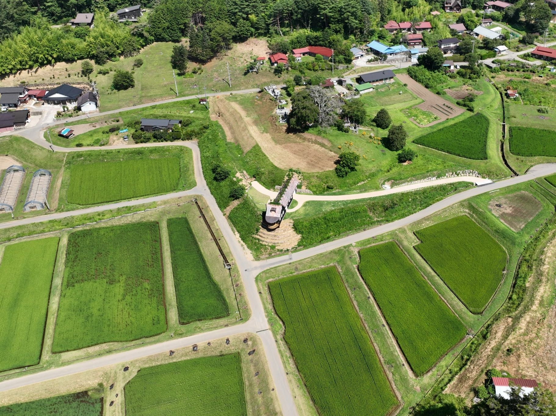 上空から見た小泊Fuji