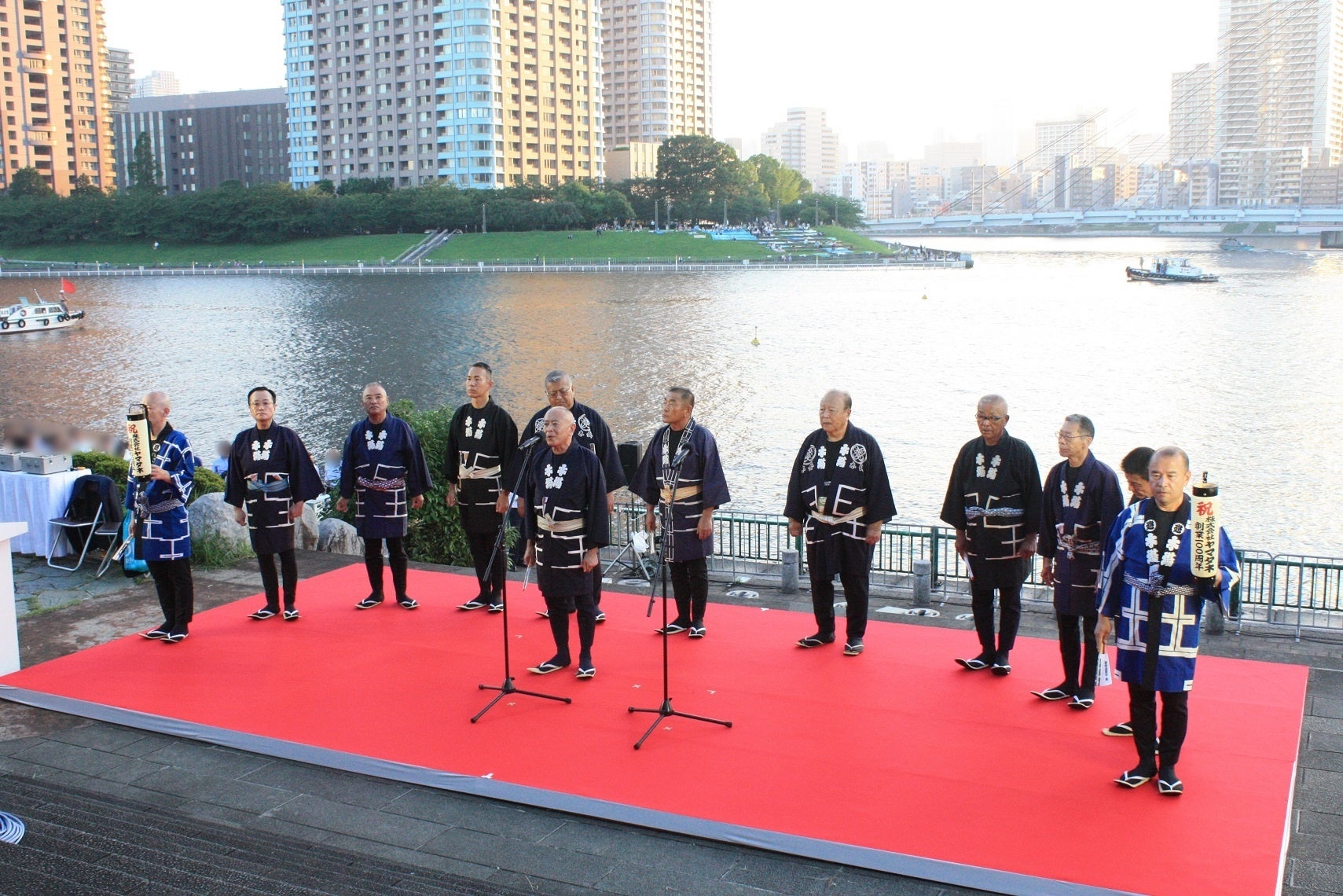 ▲木場木遣保存会の木場の木遣