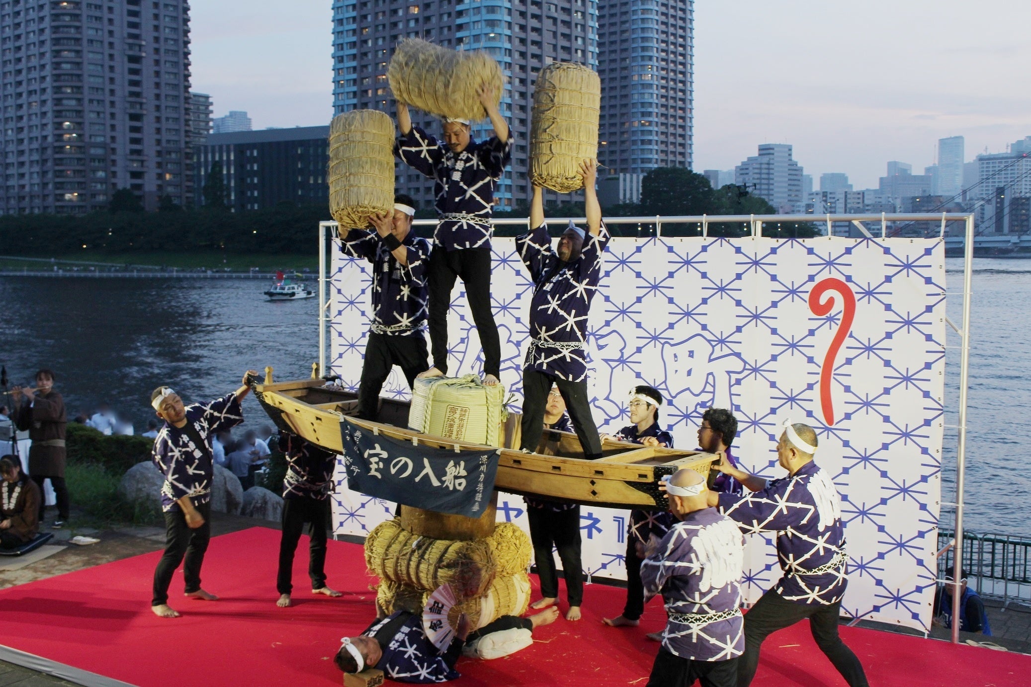 ▲深川力持睦会の深川の力持