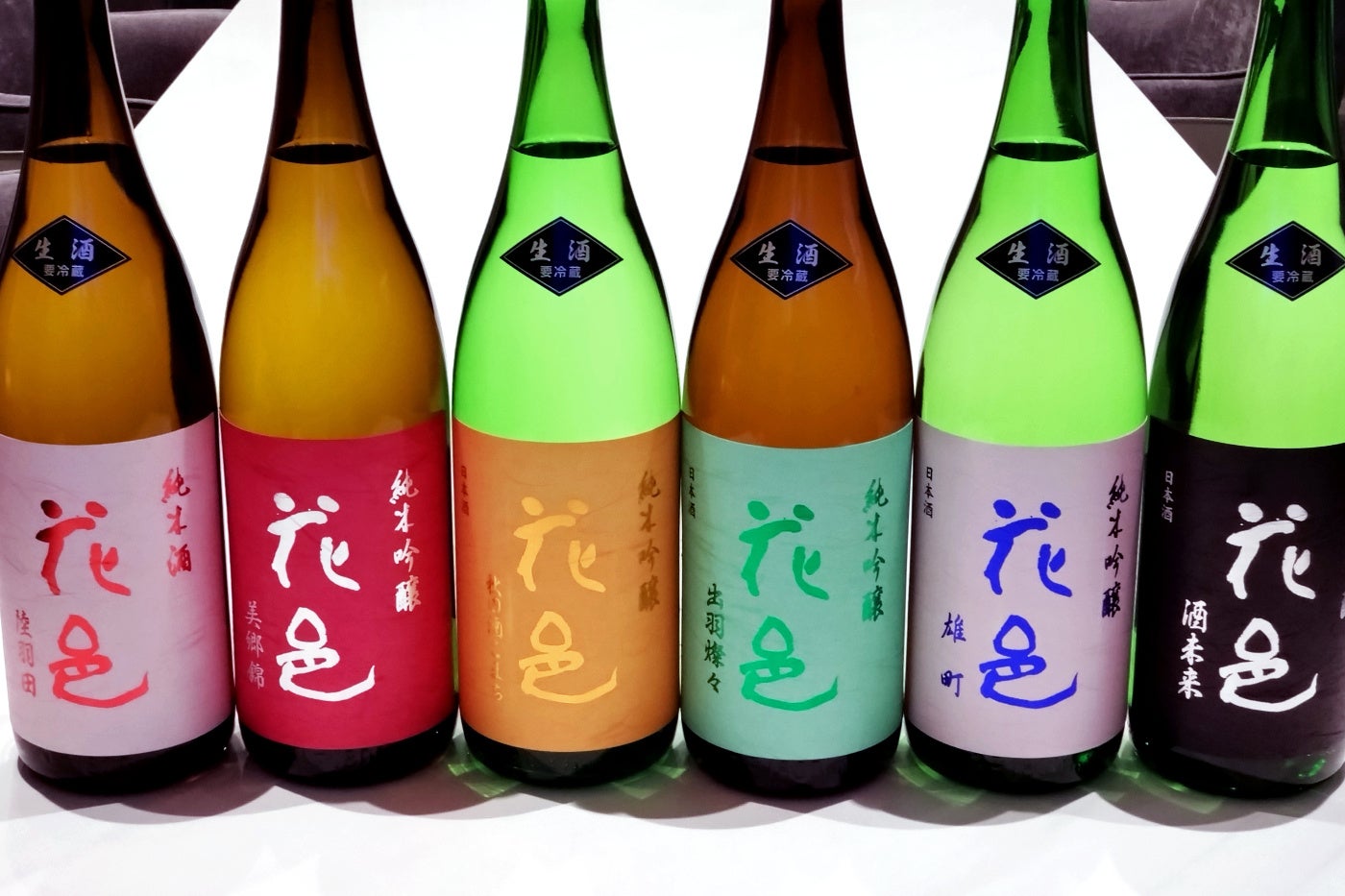 人気の日本酒3種類セット、田酒、會津宮泉、花邑