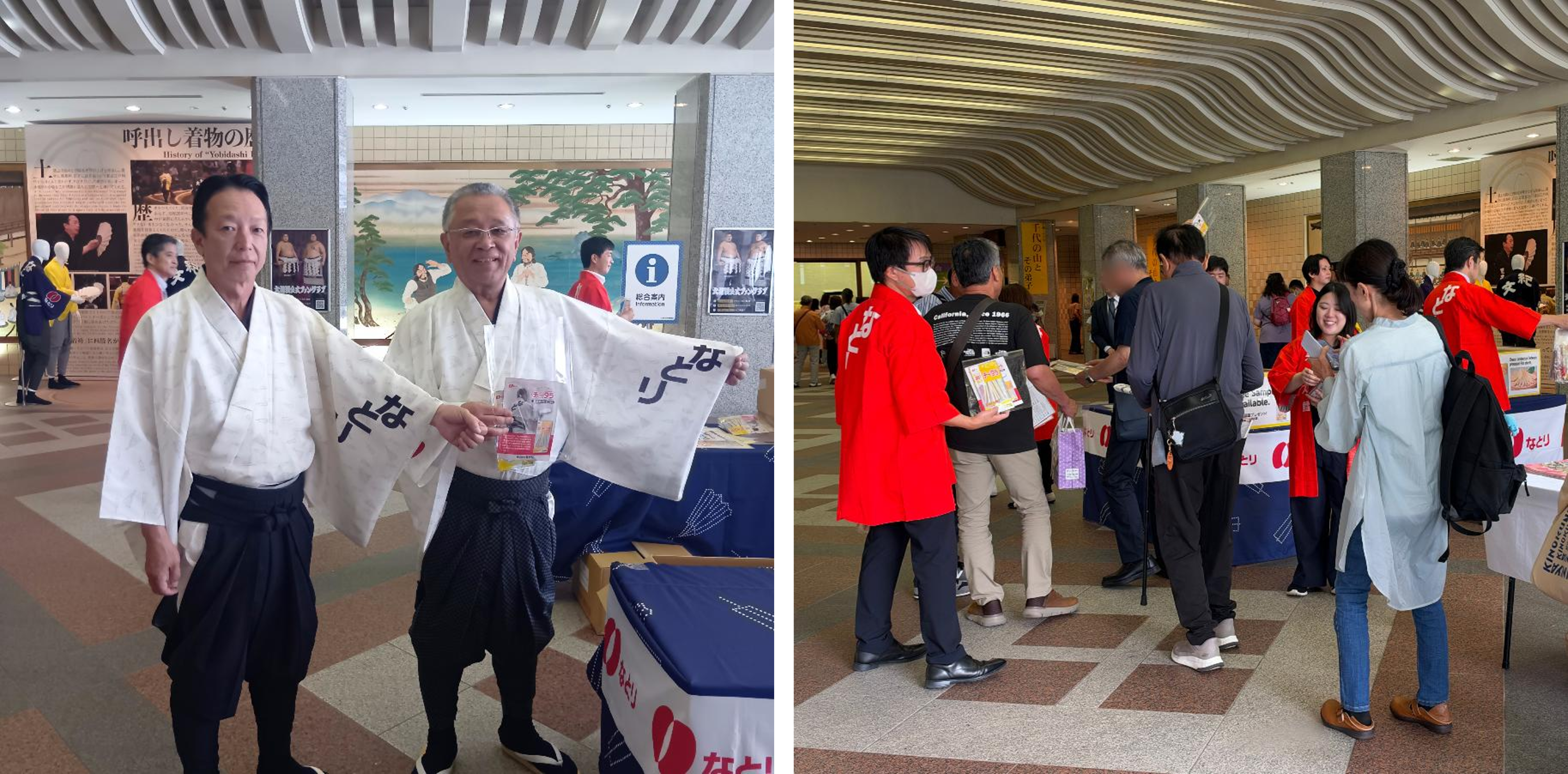 国技館にて、「JUST PACK チータラ」を、 来場者7,000名様にプレゼントしました！