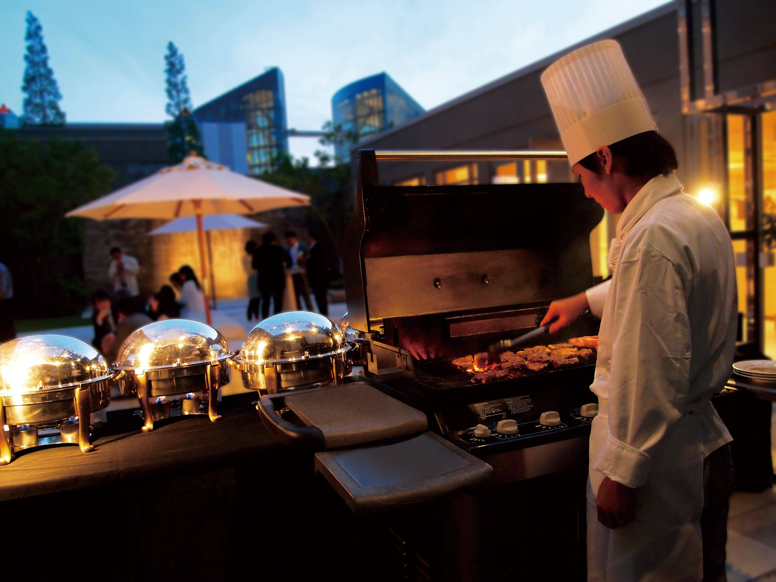 毎年人気のペルゴラBBQを貸し切りパーティスタイルで「プライベートBBQパーティ」イメージ