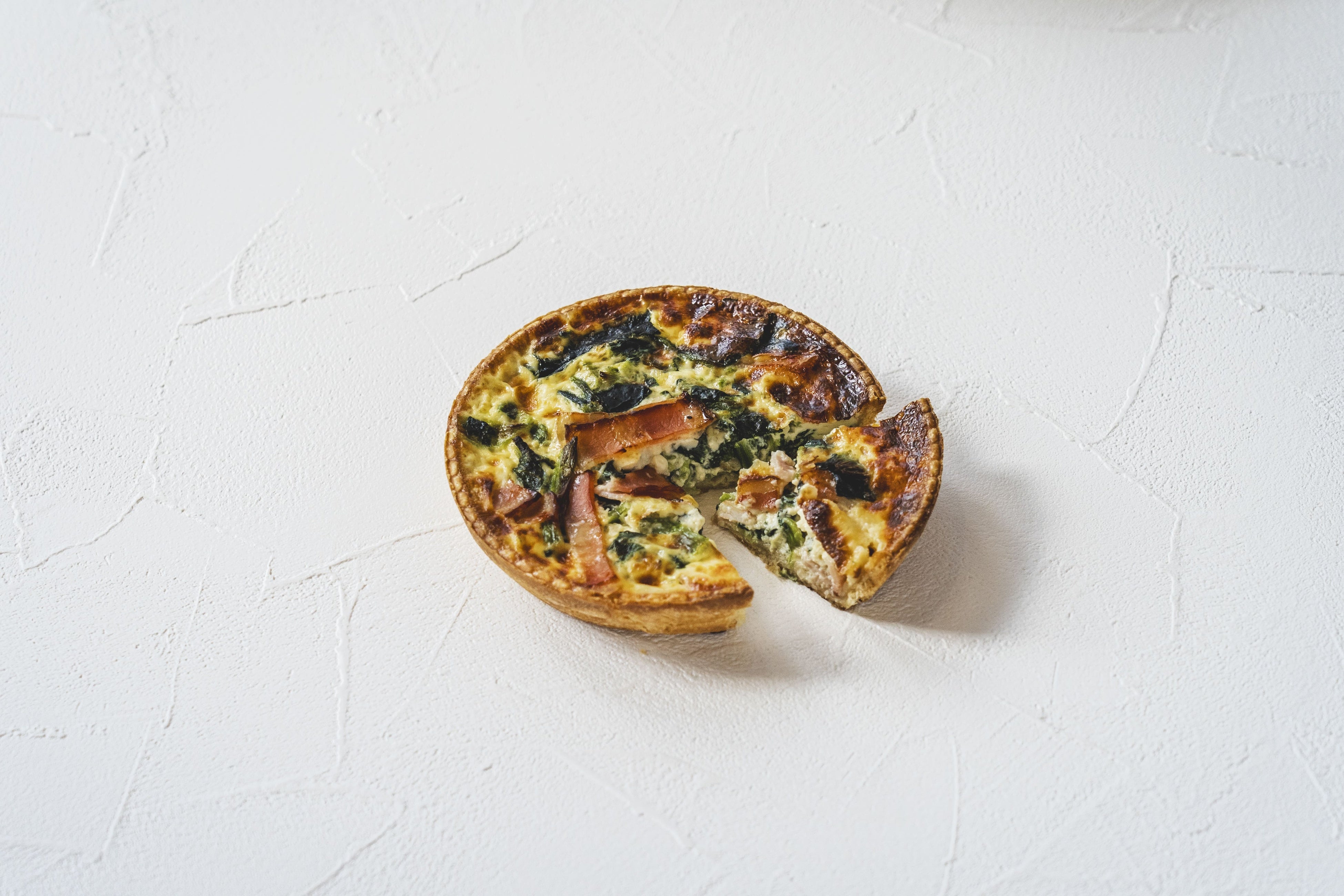 ベーコンとほうれん草のキッシュ