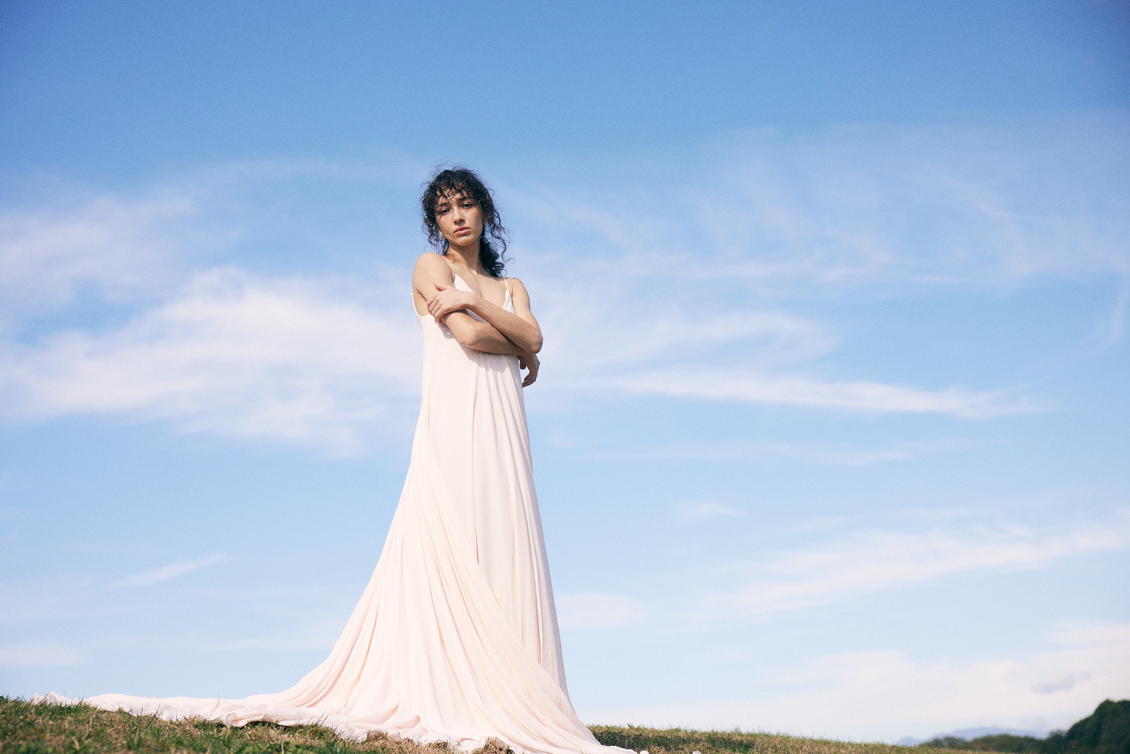 ボタニカル・ダイ ドレス PINK