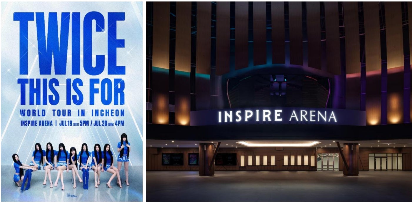 韓国唯一のアリーナ「インスパイア・アリーナ」、TWICE<THIS IS FOR>WORLD TOURの初公演の開催地に決定