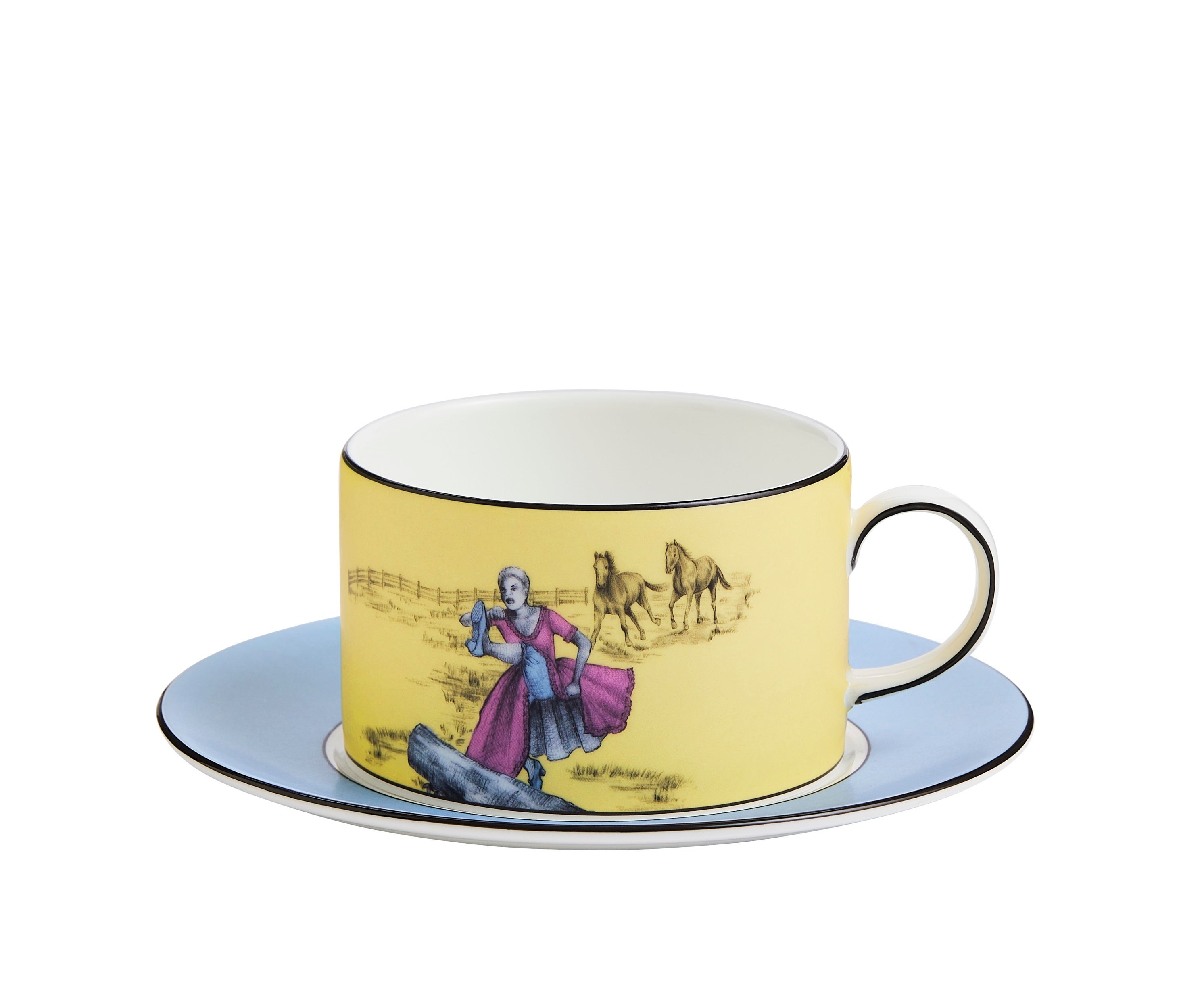 シーラ・ブリッジス ティーカップ＆ソーサー（ホース）