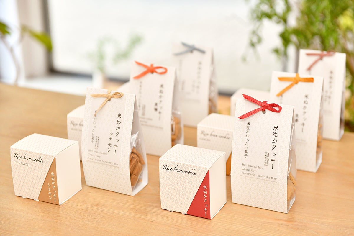 米屋が作ったお菓子 米ぬかクッキー 〔有限会社小張精米店〕