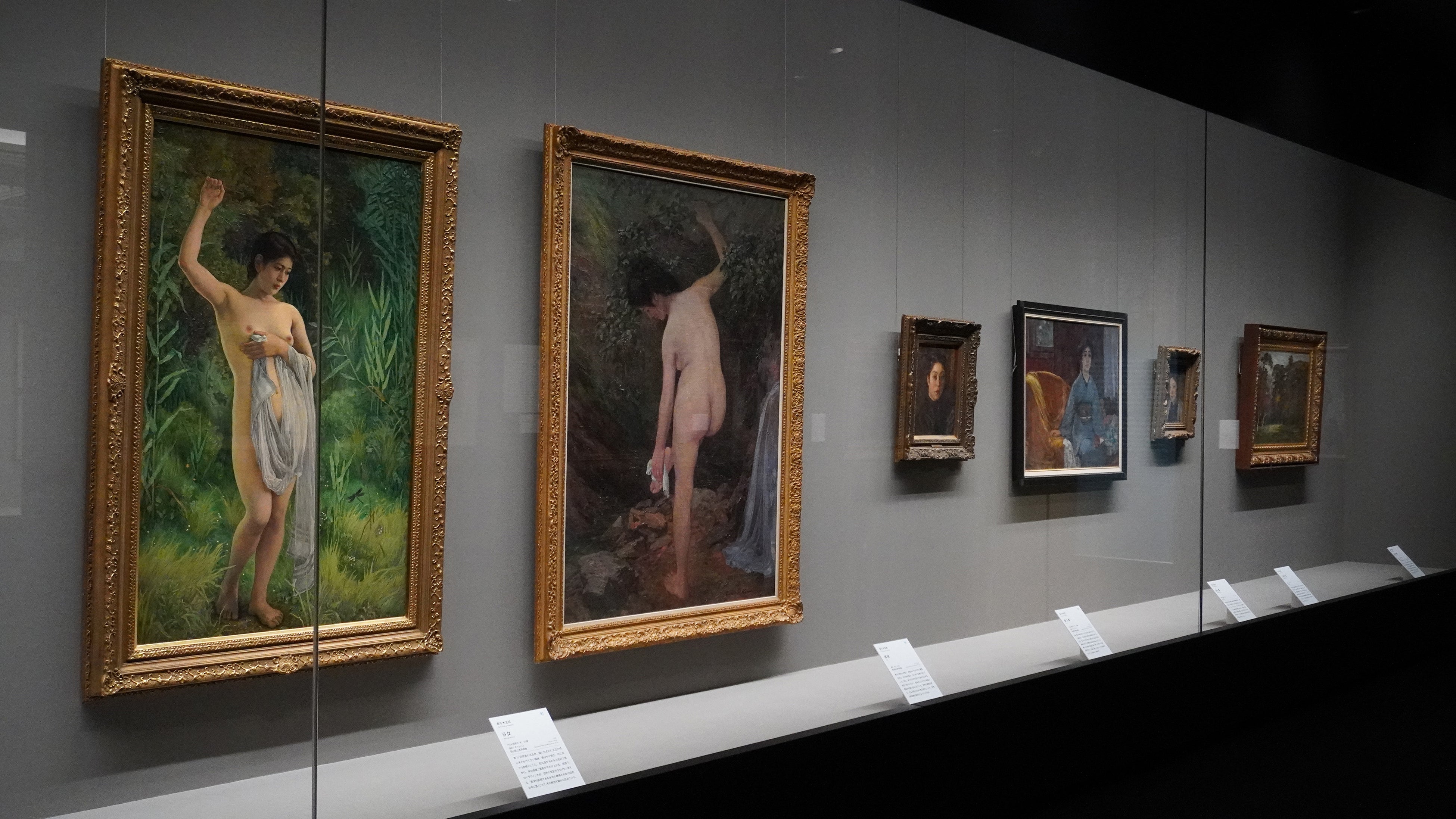 鹿子木孟郎、【裸婦】、希少な大判額装用画集より、新品額装付、状態良好、 泉屋博古館】35年ぶりの京都開催。特別展「生誕151年からの