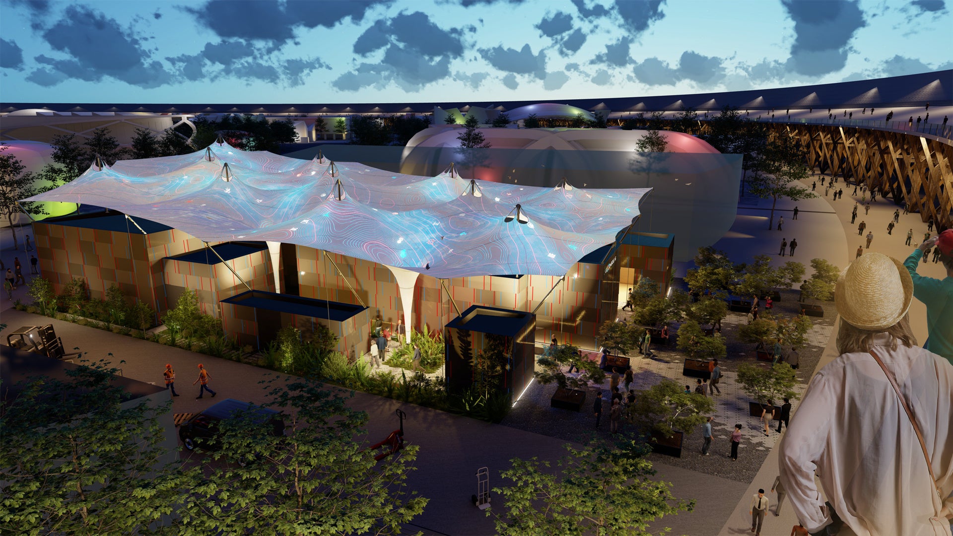 ルクセンブルクパビリオン 外観イメージ ©STDM/jangled nerves