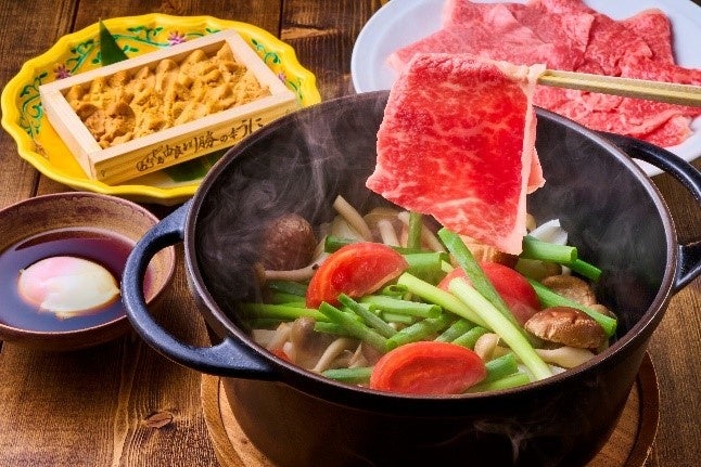 ▲ 淡路ビーフ山海トマトすきやき