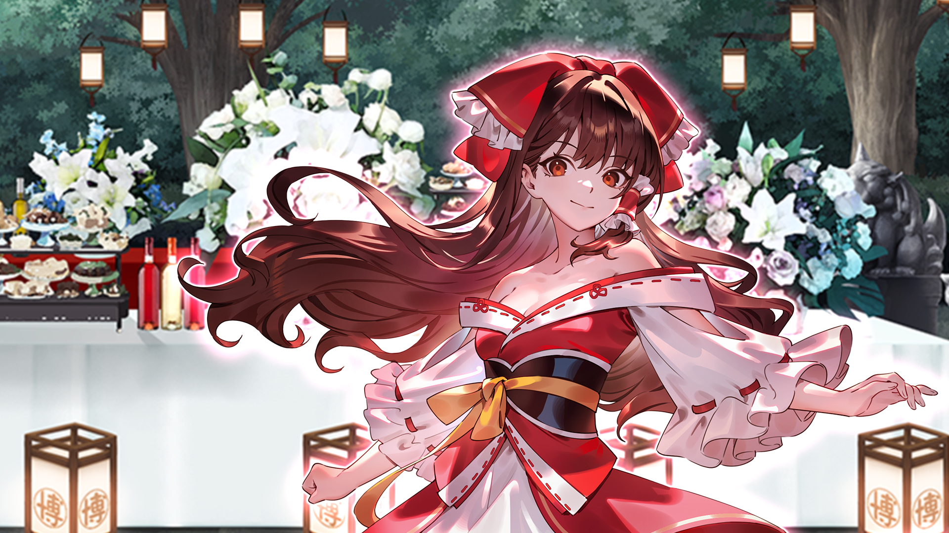 手描きイラスト 東方Project 霊夢 （手描きイラスト＊東方