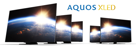 『AQUOS XLED』 DXライン（左）とDPライン