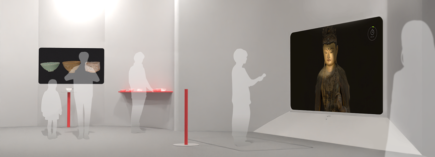 『夢をかなえる8K』展示会場（イメージ）