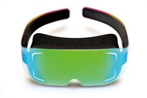 VR用ヘッドマウントディスプレイのプロトタイプ