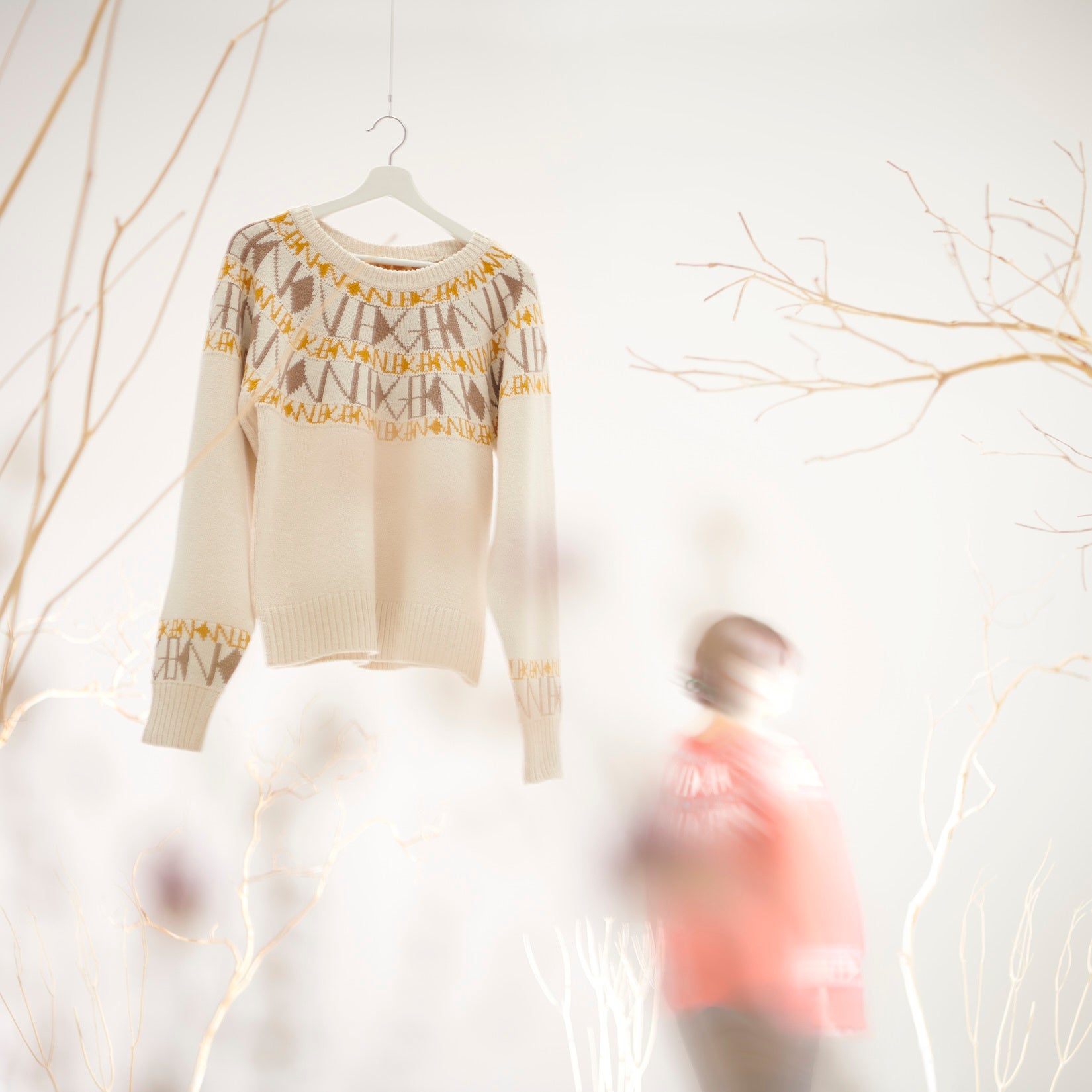 “Knowledge” ニットプルオーバー designed by Koichi Kosugi