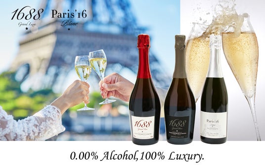 【特選・入選受賞の実績】最高級ノンアルコールスパークリング【1688 & Paris’16】秘書向けイベント「接待の手土産」セレクション2026に出品決定! 【特選・入選受賞の実績】最高級ノンアルコールスパークリング【1688 & Paris’16】秘書向けイベント「接待の手土産」セレクション2026に出品決定!
