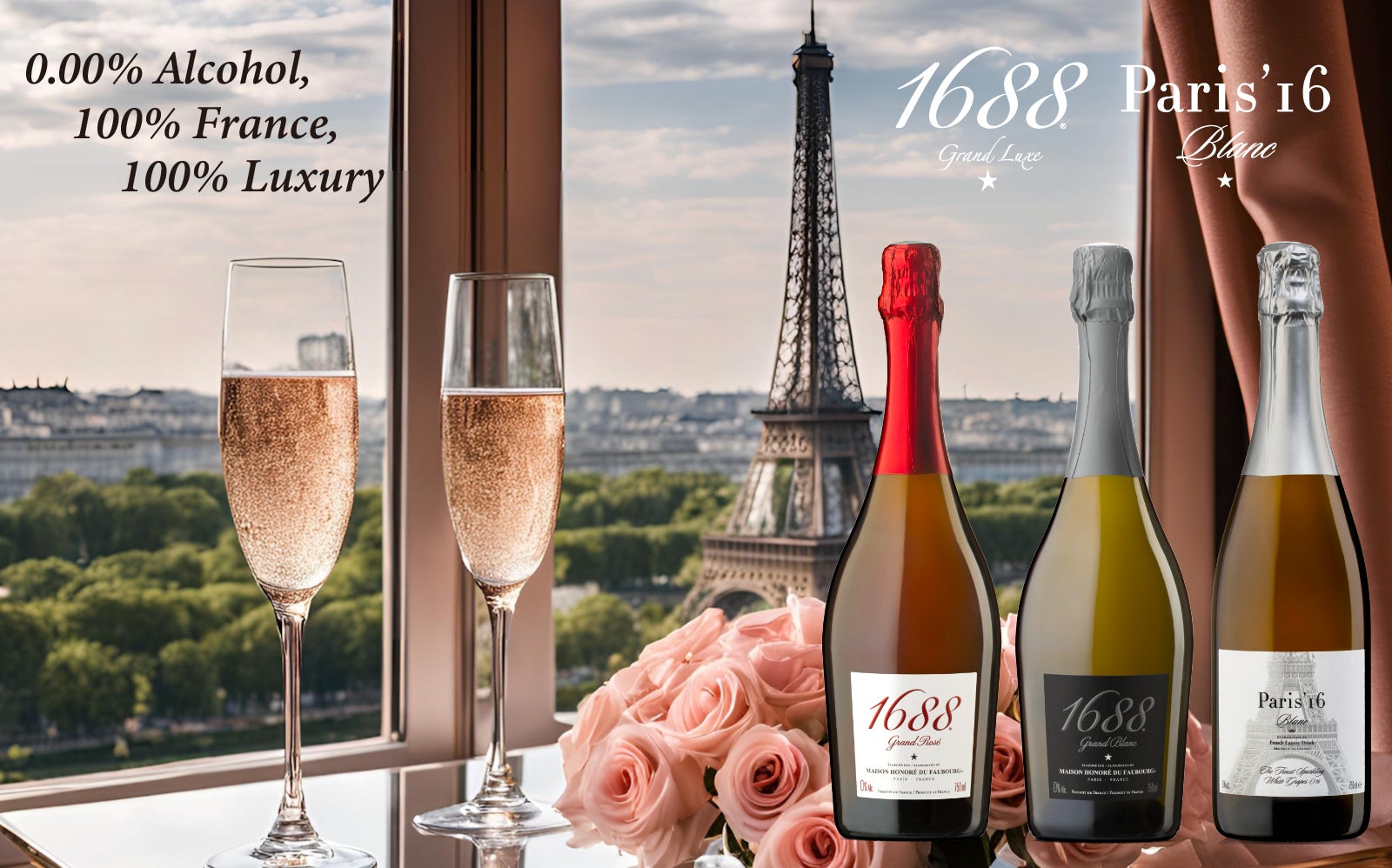 高級ノンアルコール「1688」、飲食業界向け展示会に出展へ 2026年9月にThe Okura Tokyoで
