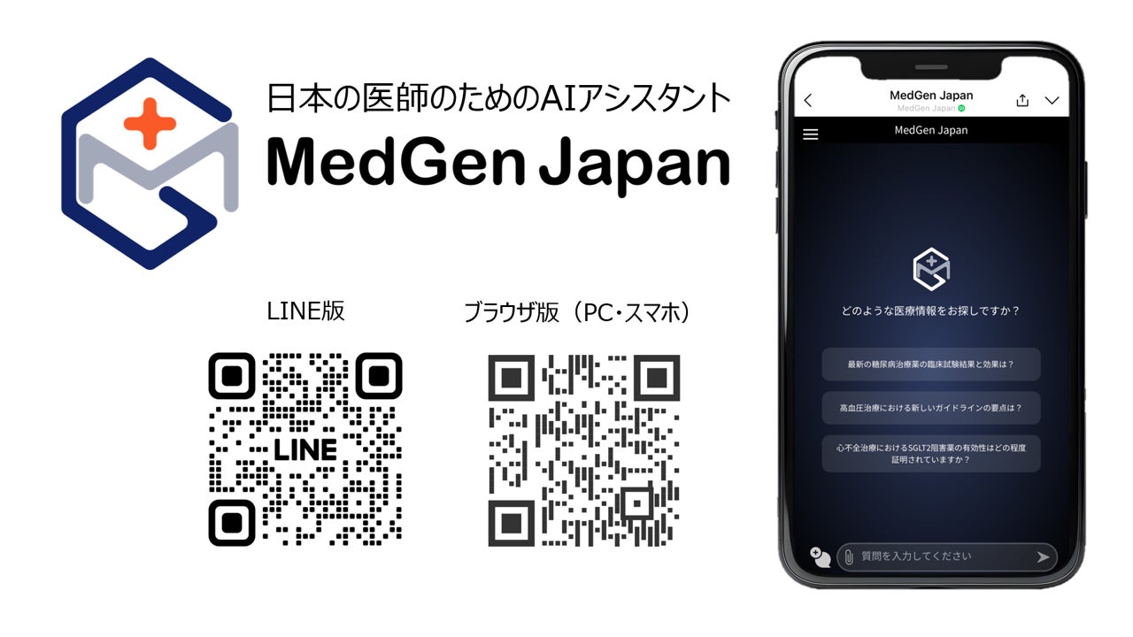 Medgen 【心から求めていたツール】「MedGen Japan」が臨床・医学研究にもたらす価値は?医師の声「参考文献が専門的で信頼でき、回答が的確 ...