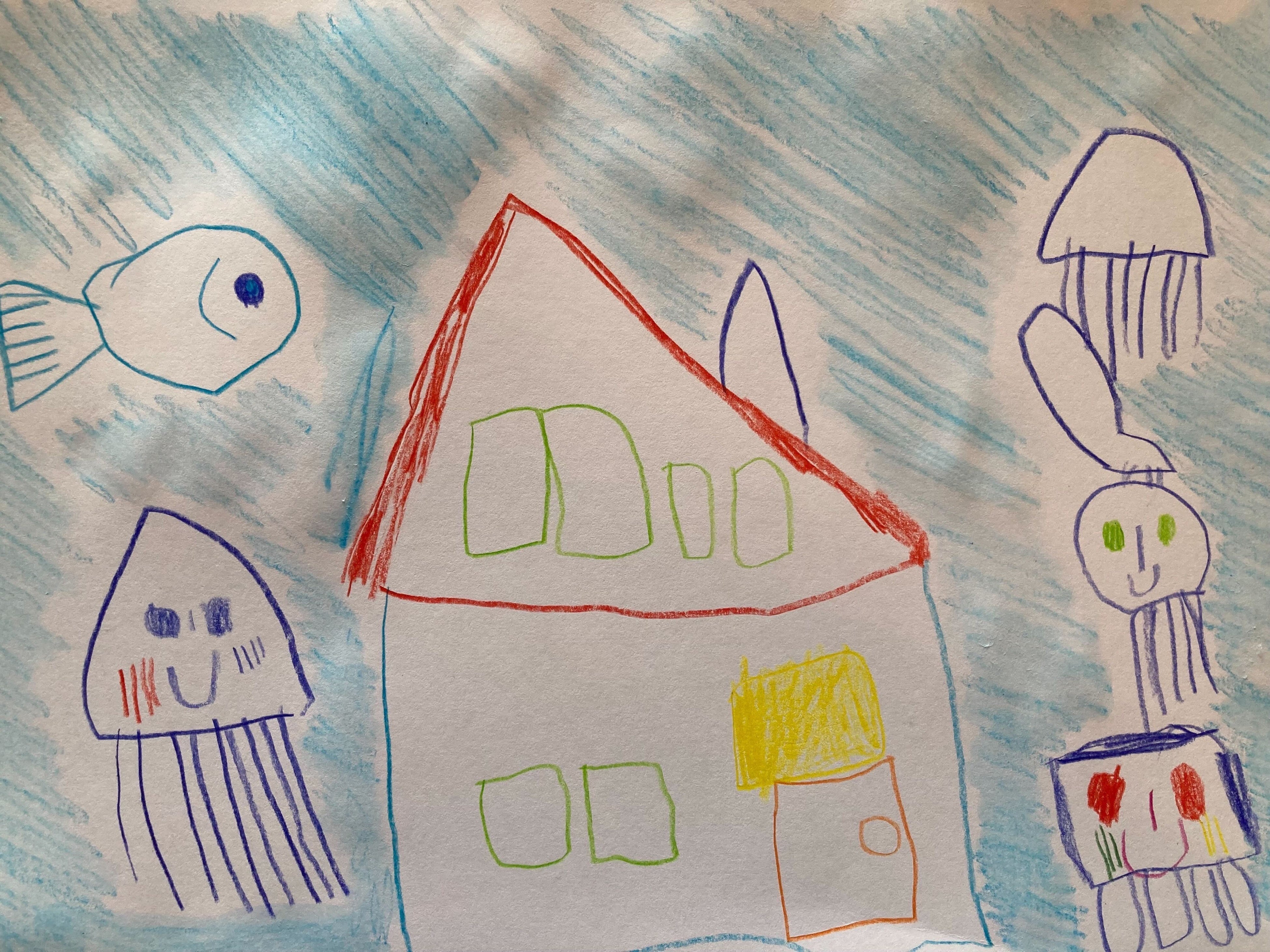 海の中でクラゲと一緒に暮らす家に住んでみたい