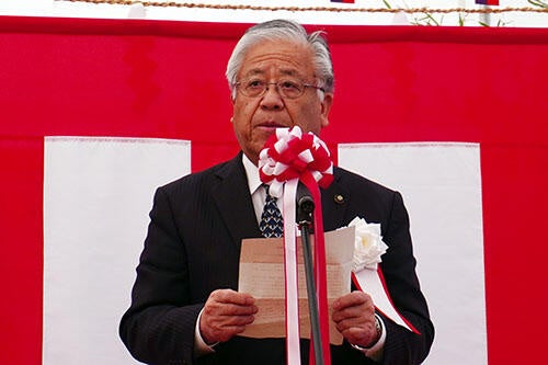 「登米市保呂羽浄水場再構築事業」の安全祈願祭を開催