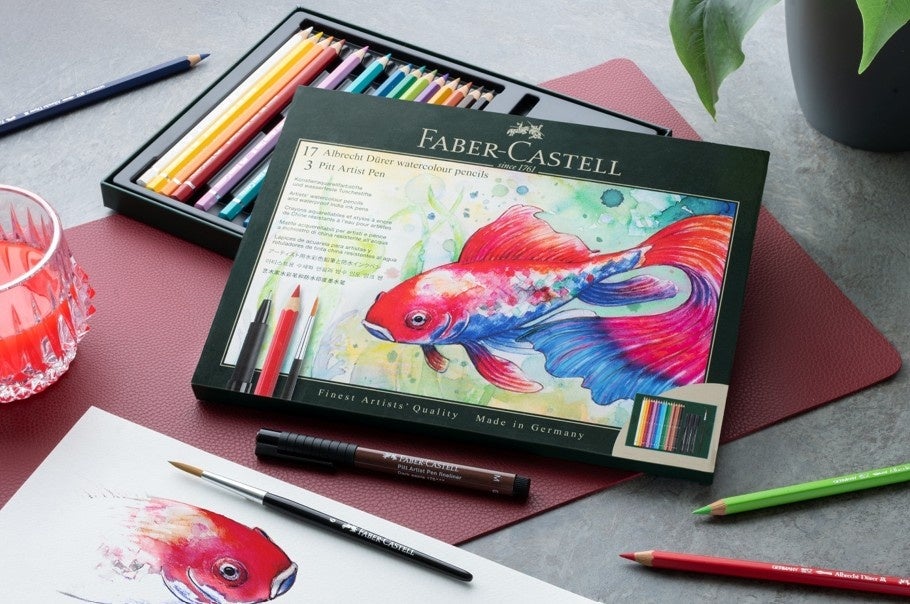 ファーバーカステル伯爵コレクションより、水彩色鉛筆「アルブレヒト